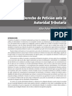 El Derecho de Petición Ante La Autoridad Tributaria