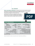 Partida 7. FSL-10415D SOR 900 Series Flow Switches Brochure