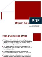 Ethics in The Workplace