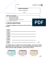 2° MATEMATICA Prueba Mes JUNIO