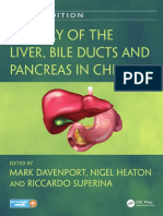 Surgery of The Liver, Bile Ducts and Pancreas in Children 3rd Edition 2017 Edited by Mark Davenpo