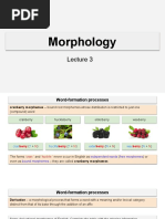 Morphology - Slides Lecture 3-1