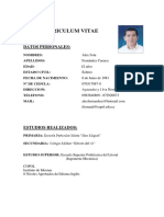 CURRICULUM VITAE ALEX FERNANDEZ CUENCA - Actualizado