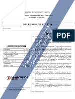 PC PA - Polícia Civil Do Estado Do Pará - Delegado de Polícia - 1° Simulado