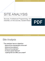 Site Analysis