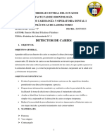 Detector de Caries INFORME Cario