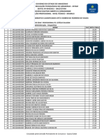 Resultado Final - Manaus Edital #004 Cursos Tecnicos