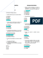 Psicología y Filosofía Examen de Control 1, 2, 3 y 4