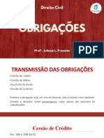 Obrigaã Ã Es Parte Ix - Transmissã o Das Obrigaã Ã Es 2