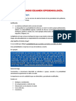 Guía Segundo Examen Epidemiología