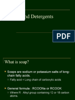 Soaps and Detergents