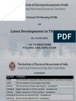 TDS Presentation - Ca Zalak Parikh - 14.05.2022