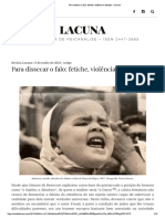 Para Dissecar o Falo - Fetiche, Violência e Sedução - Lacuna