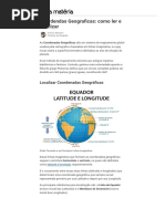 Coordendas Geograficas - Como Ler e Localizar - Toda Matéria