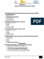 MCQ Anatomy Midyear 2016