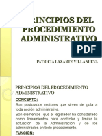 Principios Del Procedimiento Administrativo