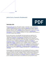 Juicio Oral y Sumario Guatemala