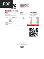 INVOICE #01-5271: Order Date Shipping TRM