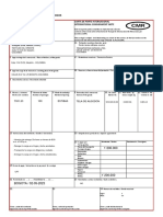 UITA-Documento Transporte Mercancias Carta Internacional de Porte CMR