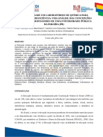 Acessibilidade em Laboratórios de Química para Pessoas Com Deficiencia