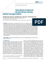 Design of UWB Antenna Based On Improved Deep Belief Network and Extreme Learning Machine Surrogate Models