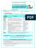 4º Ses - Leemos Texto Descriptivo e Identificamos Adjetivo