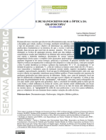 Artigo - Análise de Manuscritos Sob A Óptica Da Grafos