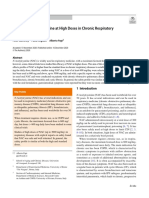 Safety of N Acetylcysteine at High Doses in Chronic Respiratory Diseases: A Review