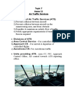 Topic 7 Annex 11 Air Traffic Services