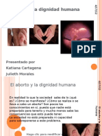 El Aborto y La Dignidad Humana