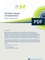 An0016 Efm32 Oscillator Design Considerations