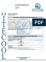 Msds Jabón Líquido