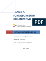 Fortalecimiento Organizativo