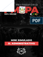 Mini Simulado - Direito Administrativo - Pmpa - HD Cursos