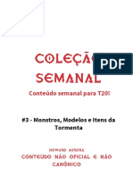 Coleção Semanal #3 - Monstros, Modelos e Itens Da Tormenta