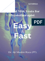 Special MSK Tests For Physiotherapists Easy & Fast-1st Edition (Ali Muslim Raza)