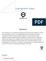 Advanced Algorithmic Trading