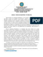 Guia Teorica y Practica Unidad I - Teoria de Muestreo y Estimaciones