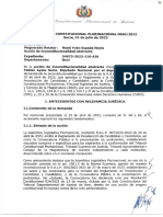 Sentencia Constitucional 060/2023 Sobre Las Elecciones Judiciales