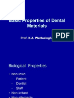 Basic Properties of Dental Materials