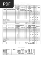 Planilla de Futsal Oficial