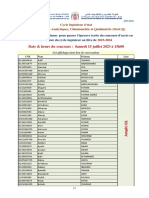 Liste Candidats Convoqués Pour L'écrit - ING-ISACQ 1