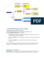 La Materia Que Nos Rodea