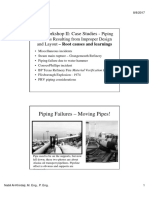 2.6 Workshop II - Case Studies - Piping Failures Caused by Poor Design and Layout