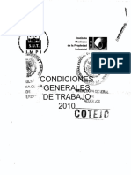 Condiciones Generales de Trabajo IMPI