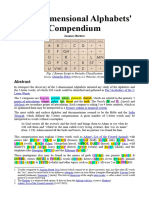 The 2-Dimensional Alphabets' Compendium