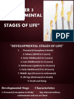 Chapter 3 - Developmental Stages of Life