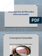 Investigación de Mercados Internacionales