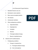 Nosocomial Fungi