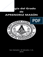 Liturgia Del Grado de Aprendiz Mason - Modo Obscuro